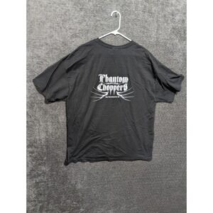 Hanes Phantom Choppers Graphic T-Shirt Mens XL Black You Will Never Be Me Tee